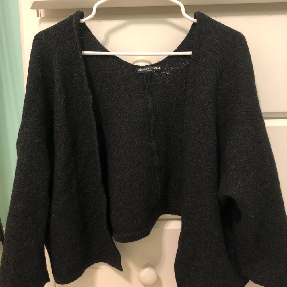 Dark grey/black brandy Melville sweater ,one size
